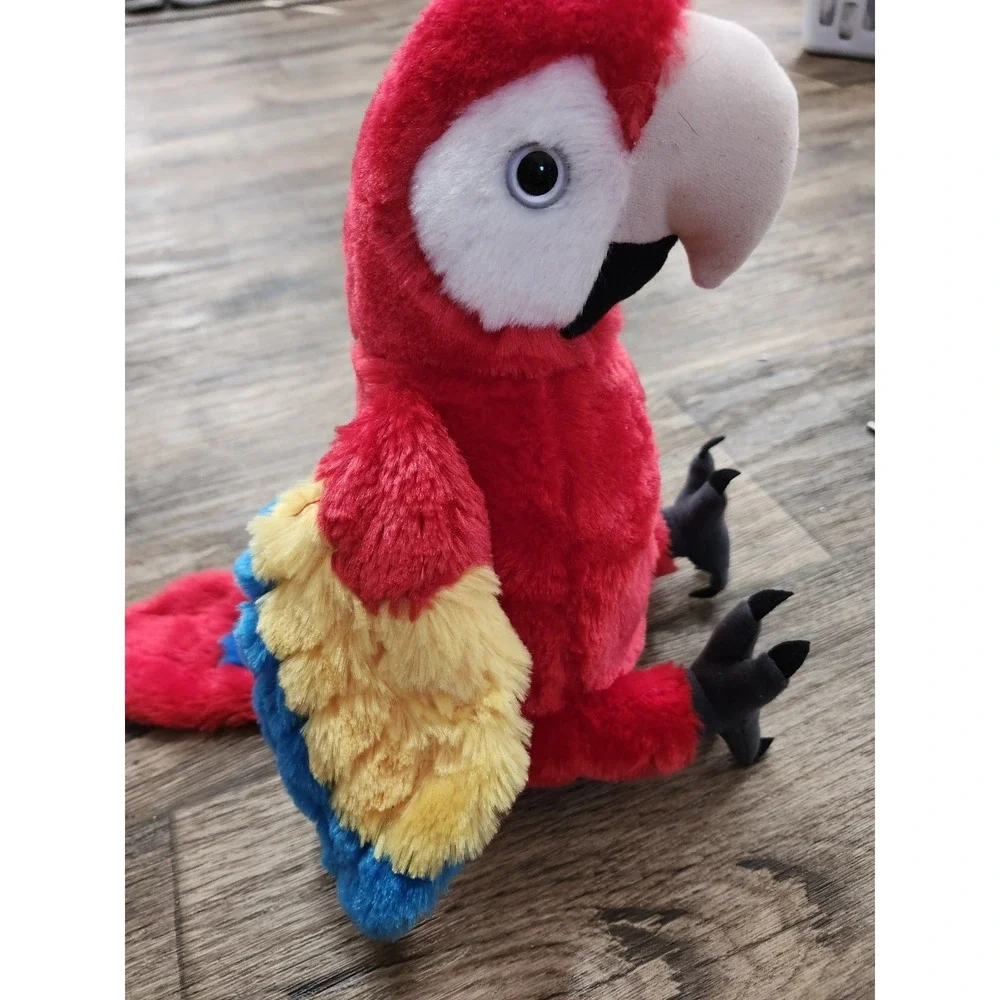 Scarlet Macaw Parrot Bird Red soft plush toy 12 Inch Wild Republic Rain Forest